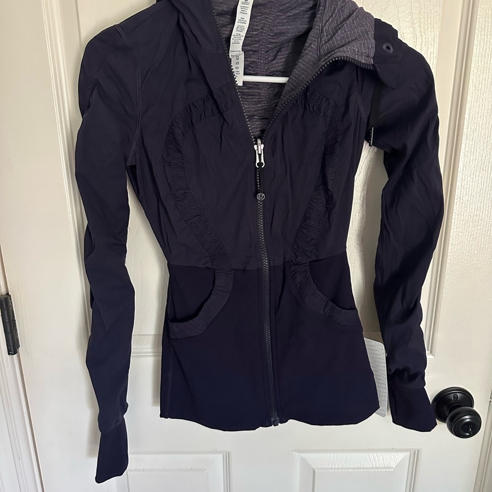 lululemon athletica Dark Purple Dance Studio Jacket NEW with tags